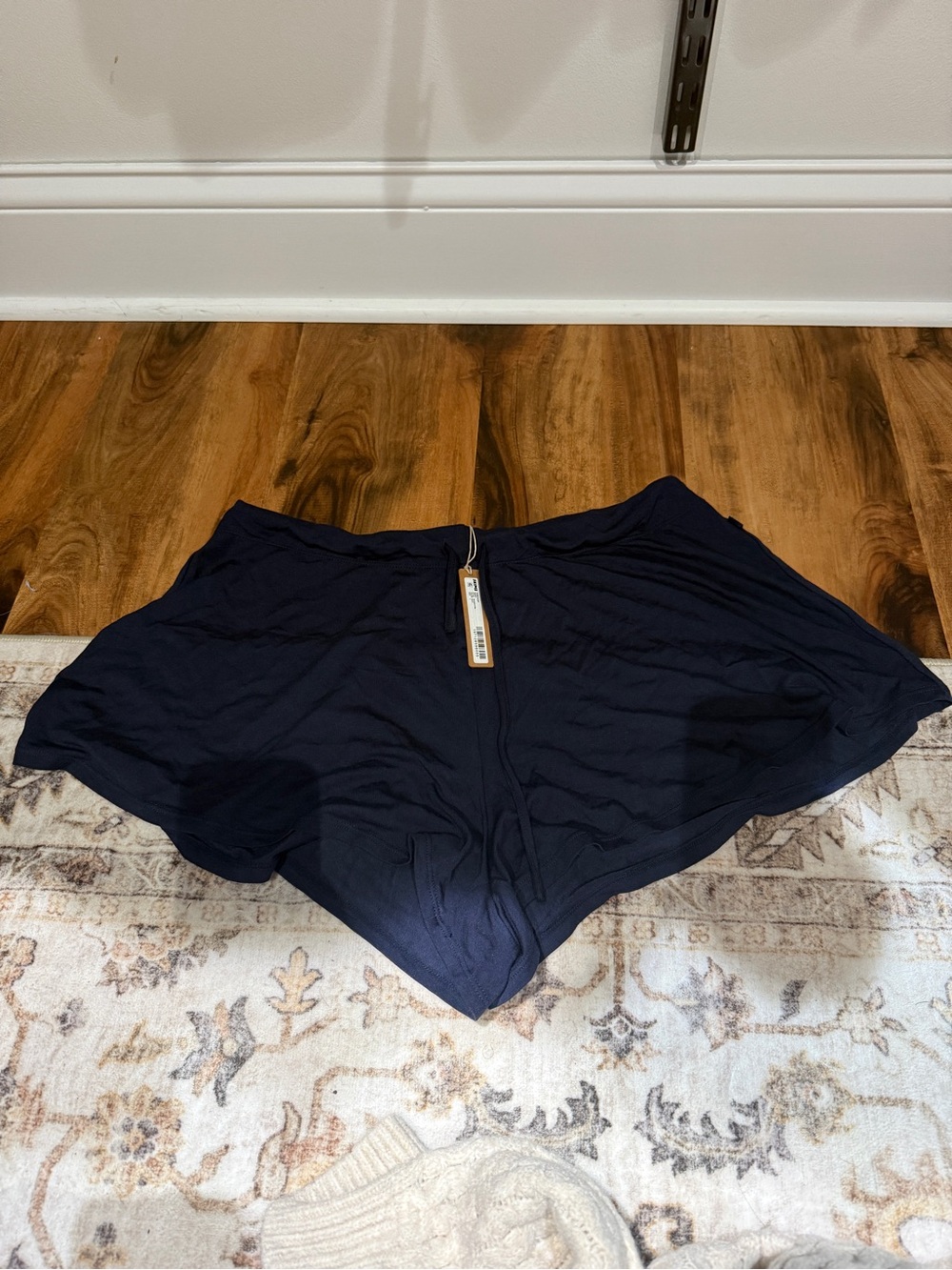 SKIMS Navy Relaxed Skort Shorts